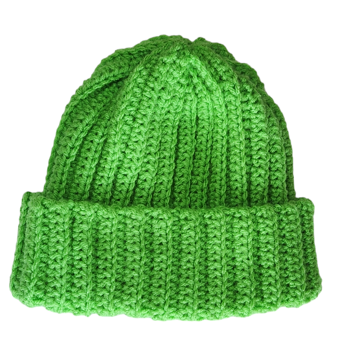 Green Crochet Beanie