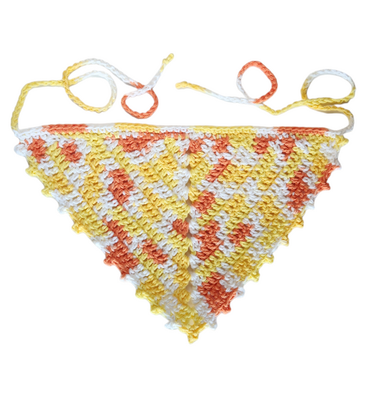 Creamsicle Hair Bandana