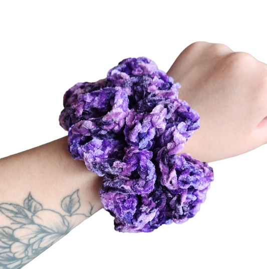 Potent Purple Velvet Scrunchies 2pk