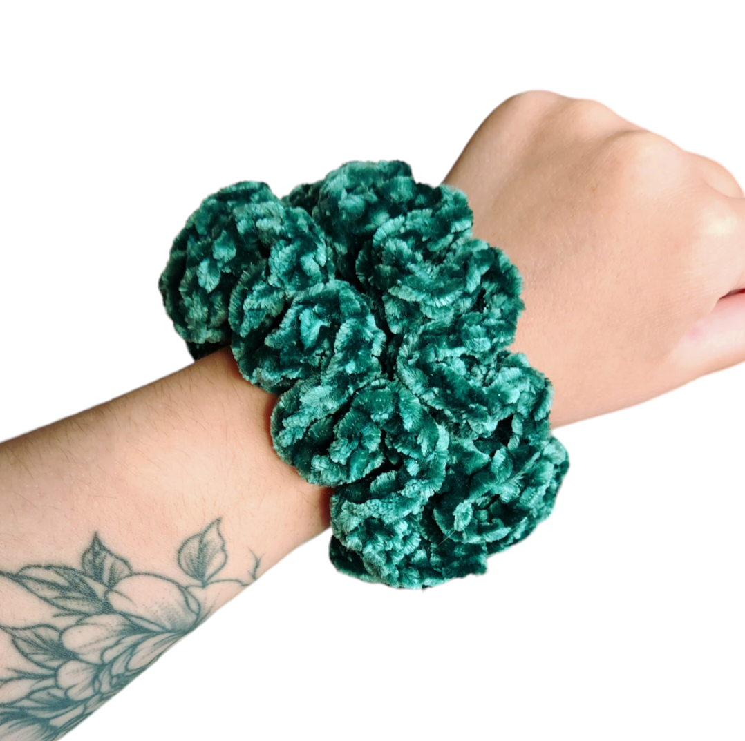 Pine Velvet Scrunchies 2pk