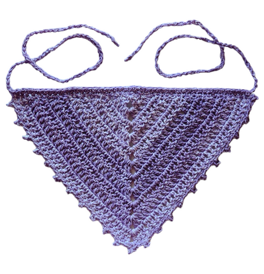 Violet Splash Hair Bandana