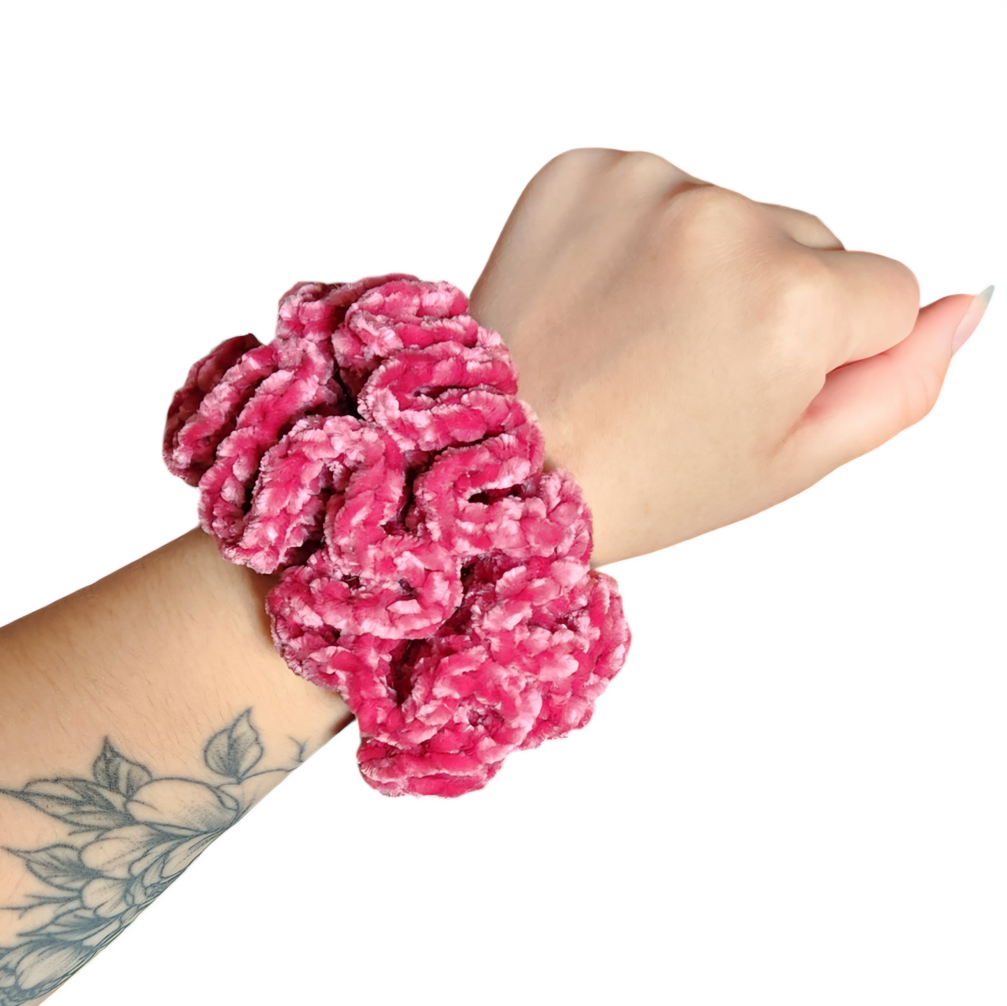 Pomegranate Velvet Scrunchies 2pk